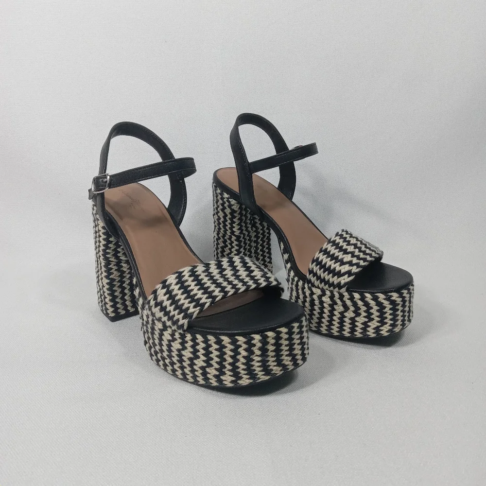 UNIVERSAL THREAD Women's India Platform Heels Size 7.5 - Picture 3 of 13